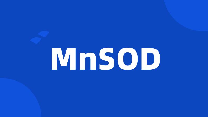 MnSOD