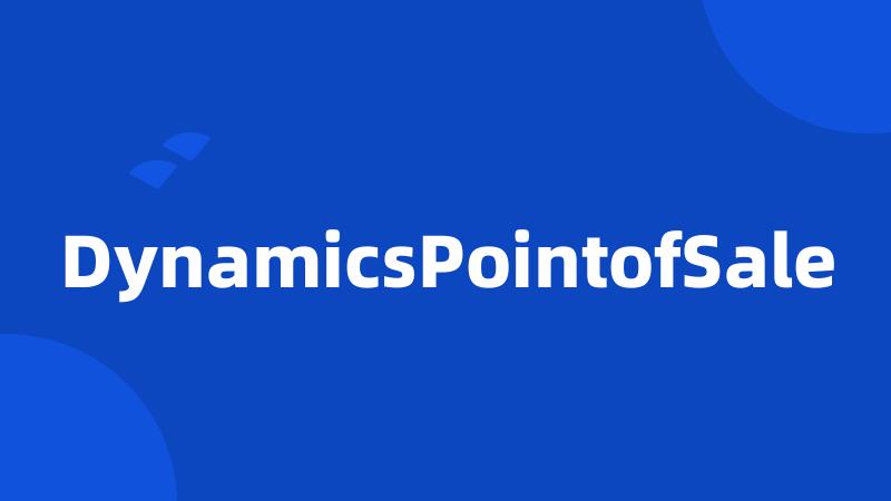 DynamicsPointofSale