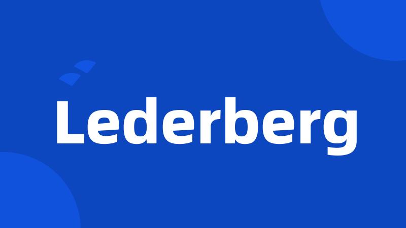 Lederberg