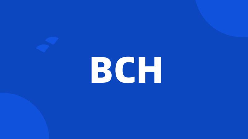 BCH