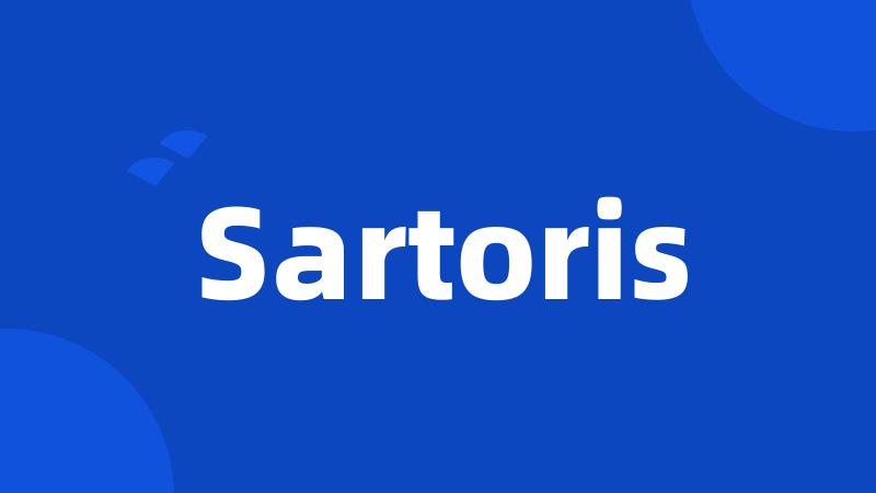 Sartoris