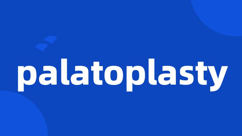 palatoplasty