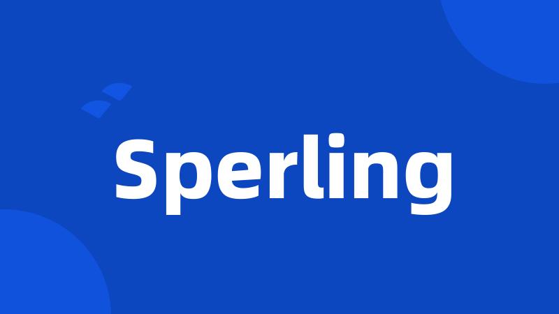 Sperling