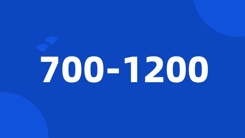 700-1200