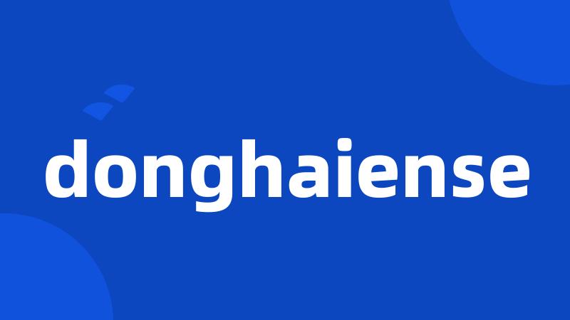 donghaiense