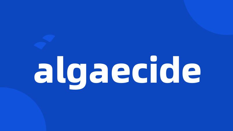 algaecide