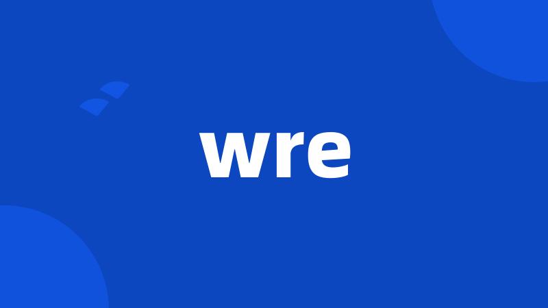 wre