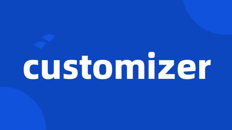 customizer