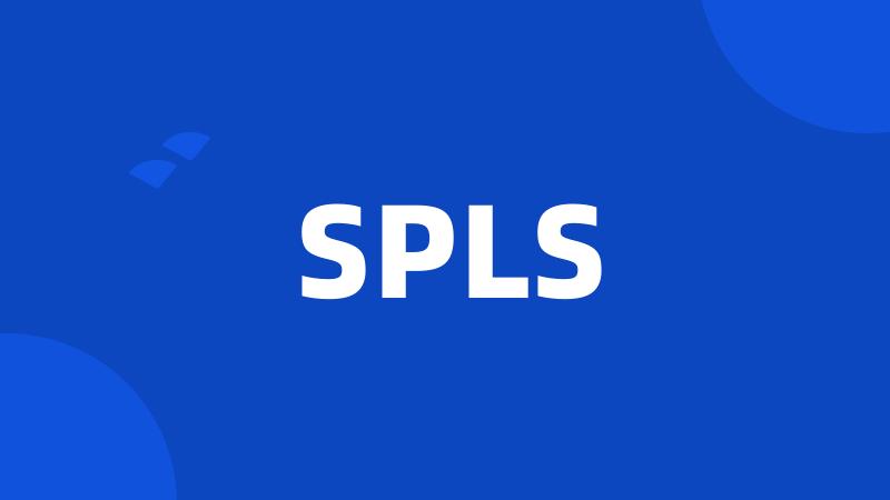 SPLS