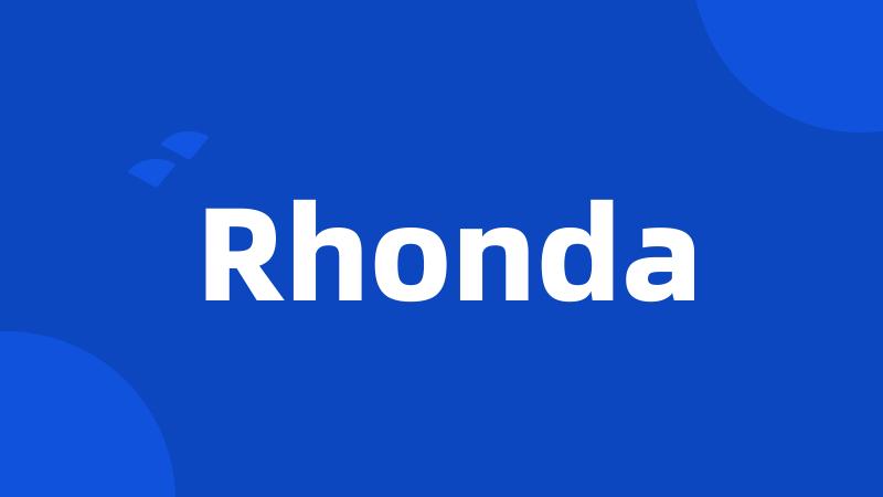 Rhonda