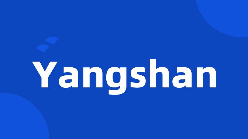 Yangshan