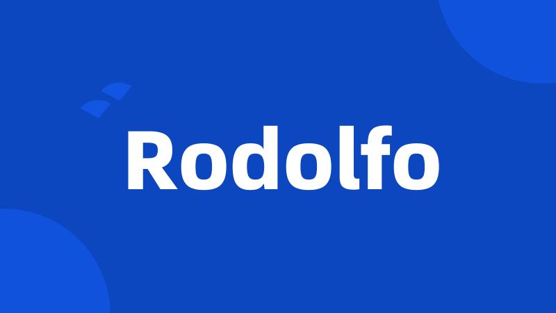 Rodolfo