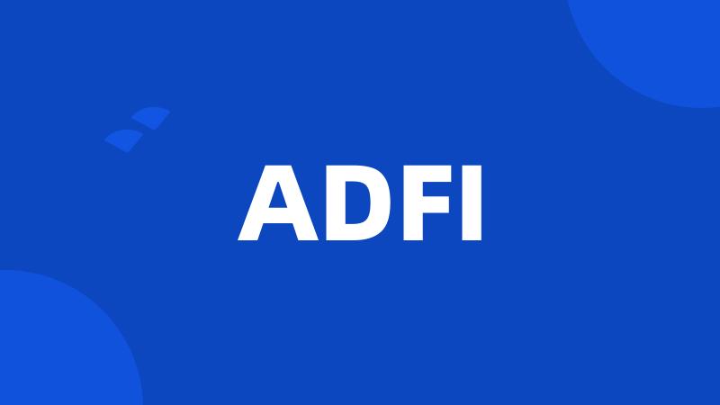 ADFI