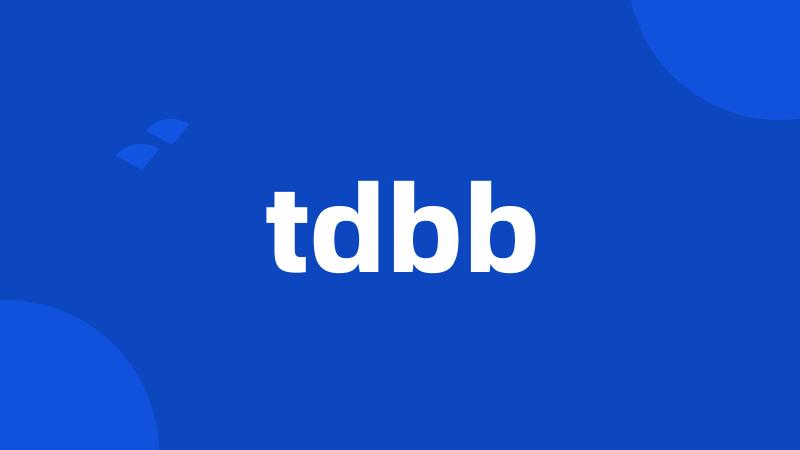 tdbb