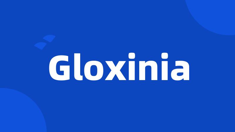 Gloxinia