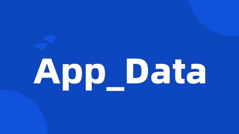 App_Data