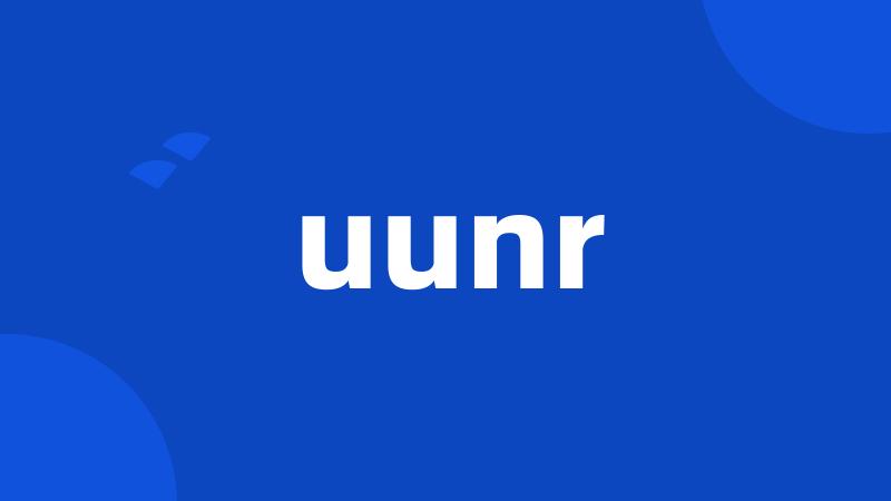 uunr