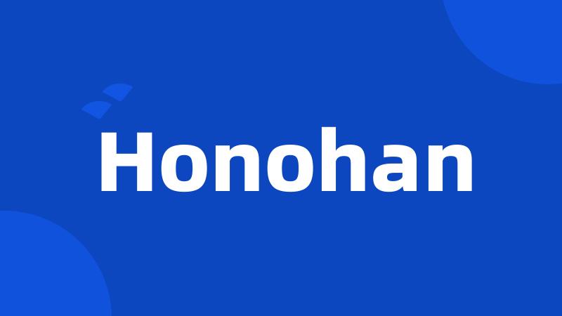 Honohan