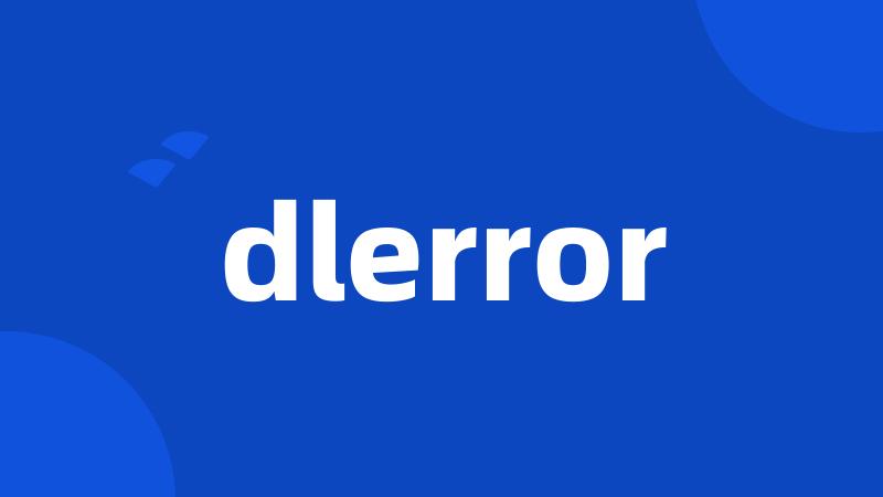 dlerror