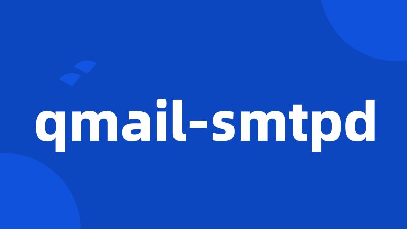 qmail-smtpd