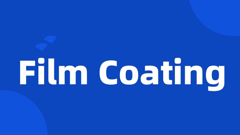 Film Coating