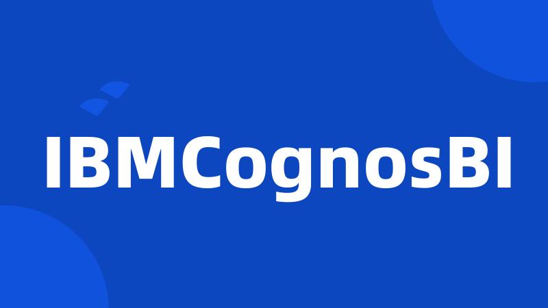 IBMCognosBI