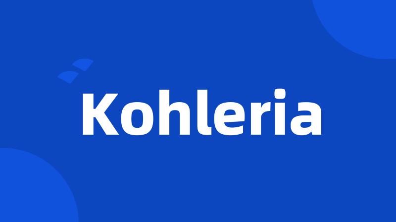 Kohleria