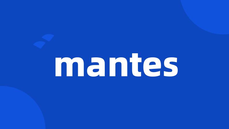 mantes