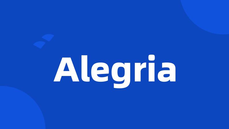 Alegria