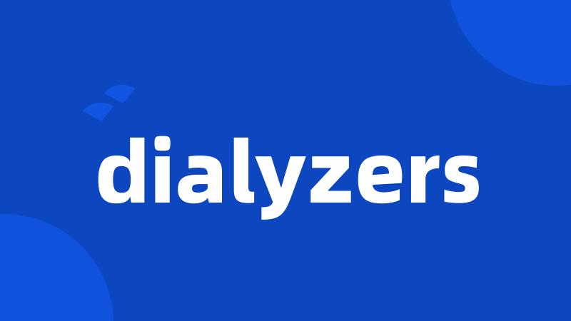 dialyzers