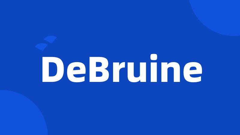 DeBruine