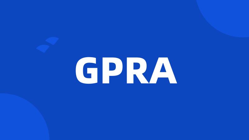 GPRA