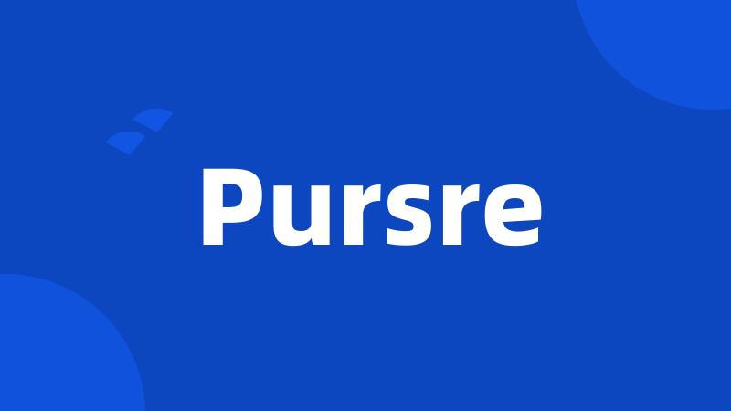 Pursre