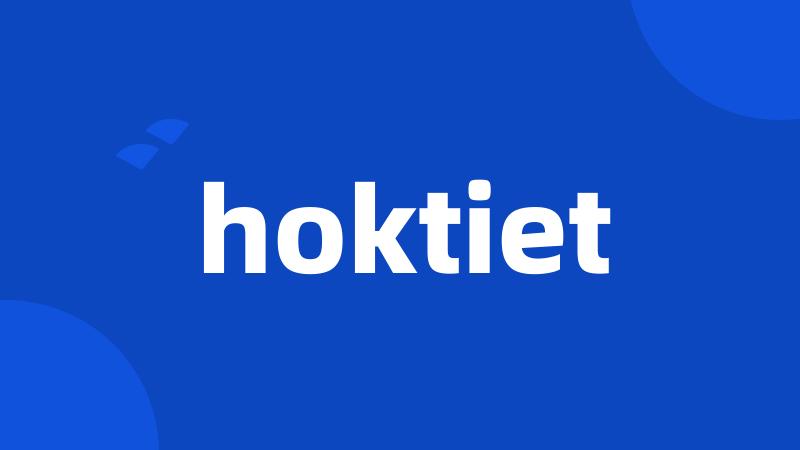 hoktiet