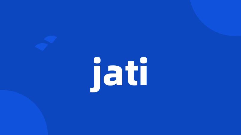 jati