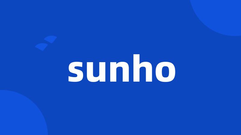 sunho