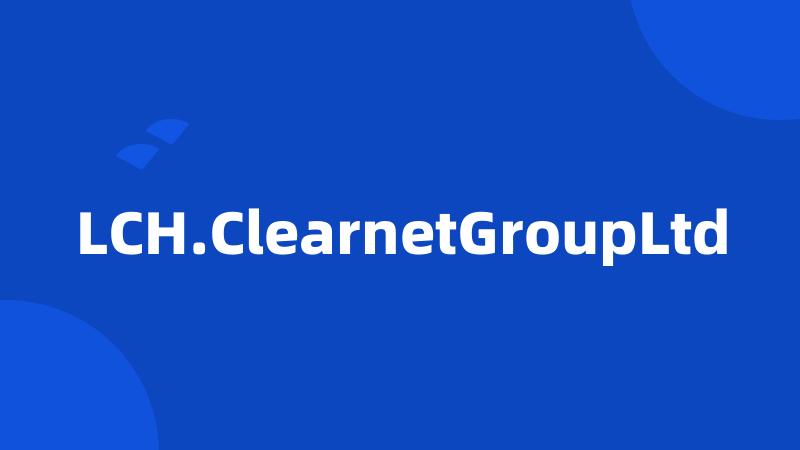 LCH.ClearnetGroupLtd