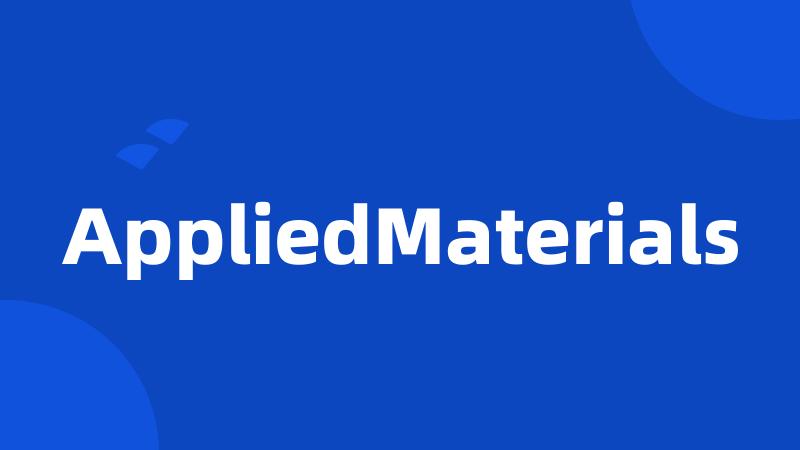 AppliedMaterials