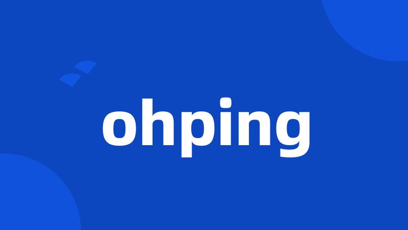 ohping