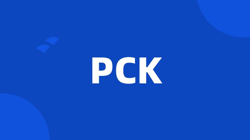 PCK