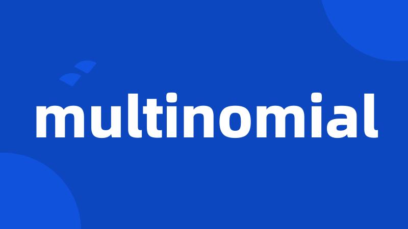 multinomial