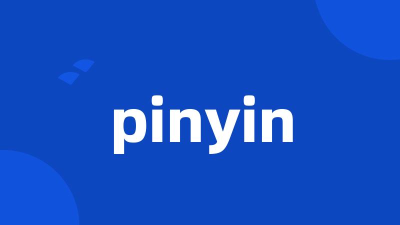 pinyin