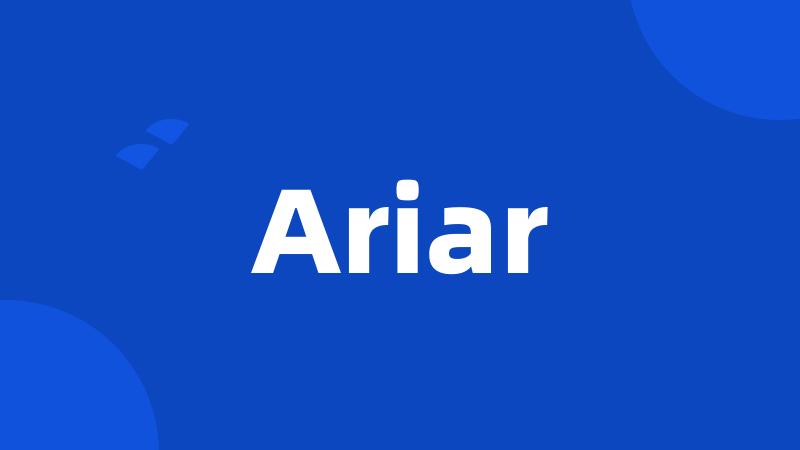 Ariar