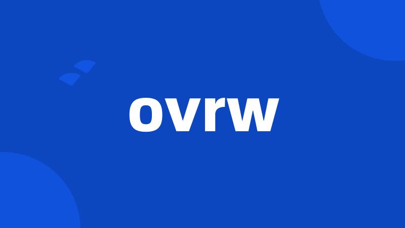 ovrw