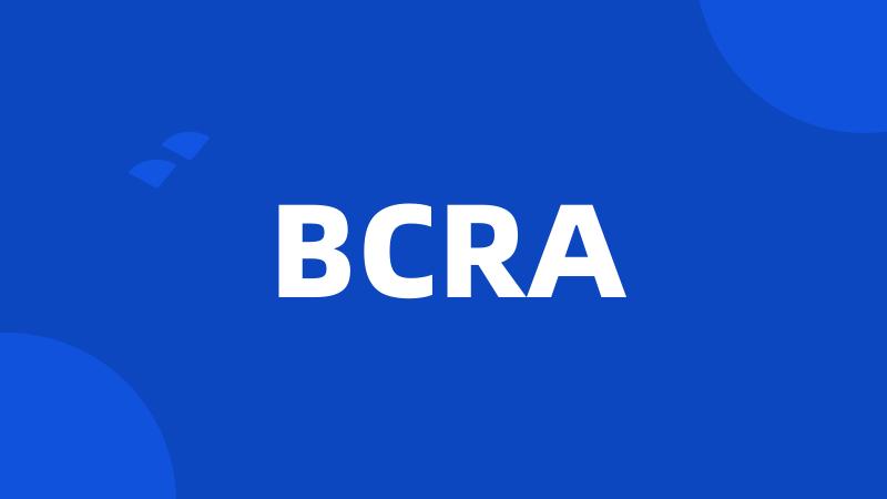 BCRA