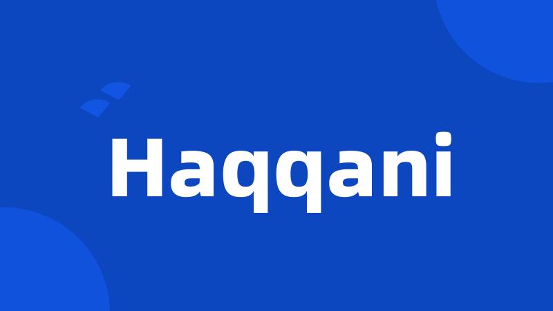 Haqqani