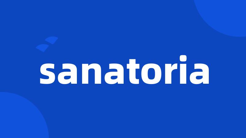 sanatoria