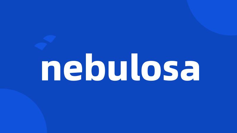 nebulosa