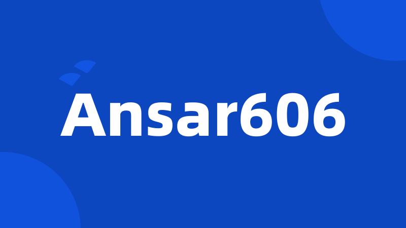 Ansar606