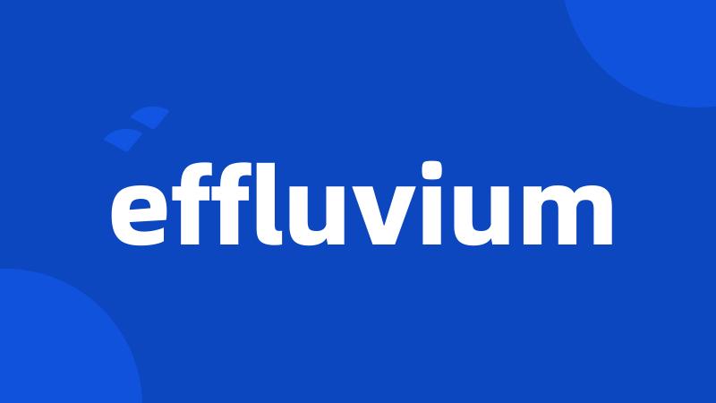 effluvium